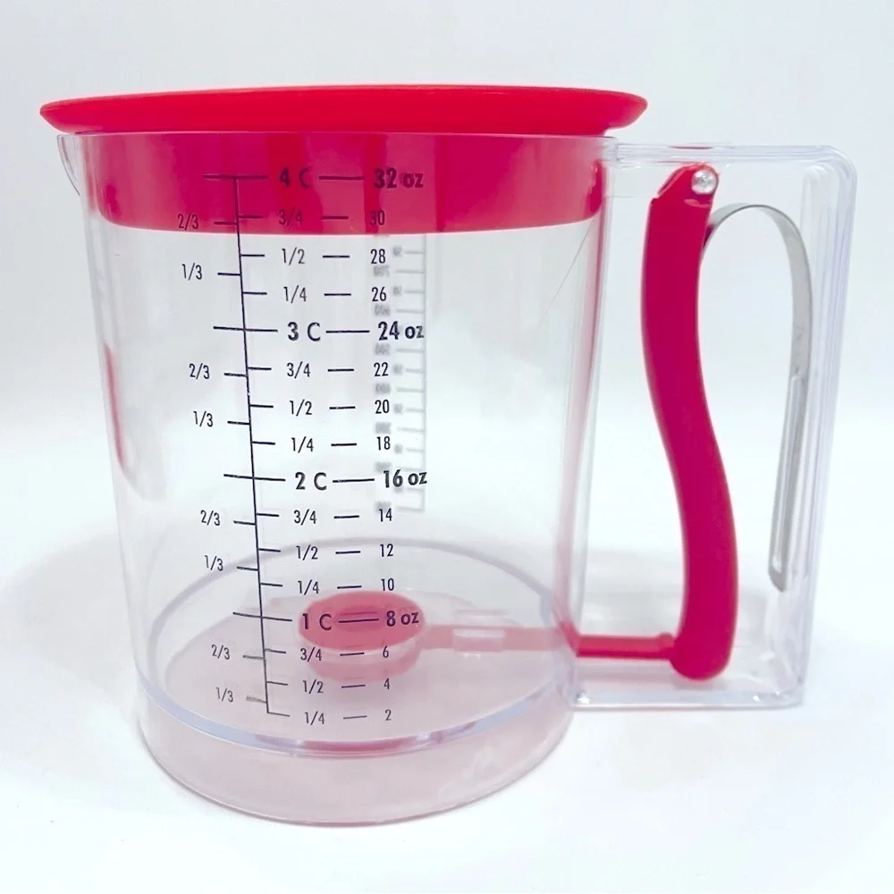 NIB Batter Dispenser / Gravy Separator Grease 4 Cups Mayme’s Kitchen Gadgets